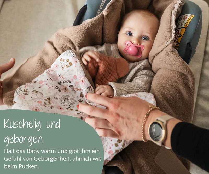 Geborgen wie beim Pucken EInschlagdecke von ULLENBOOM mobil