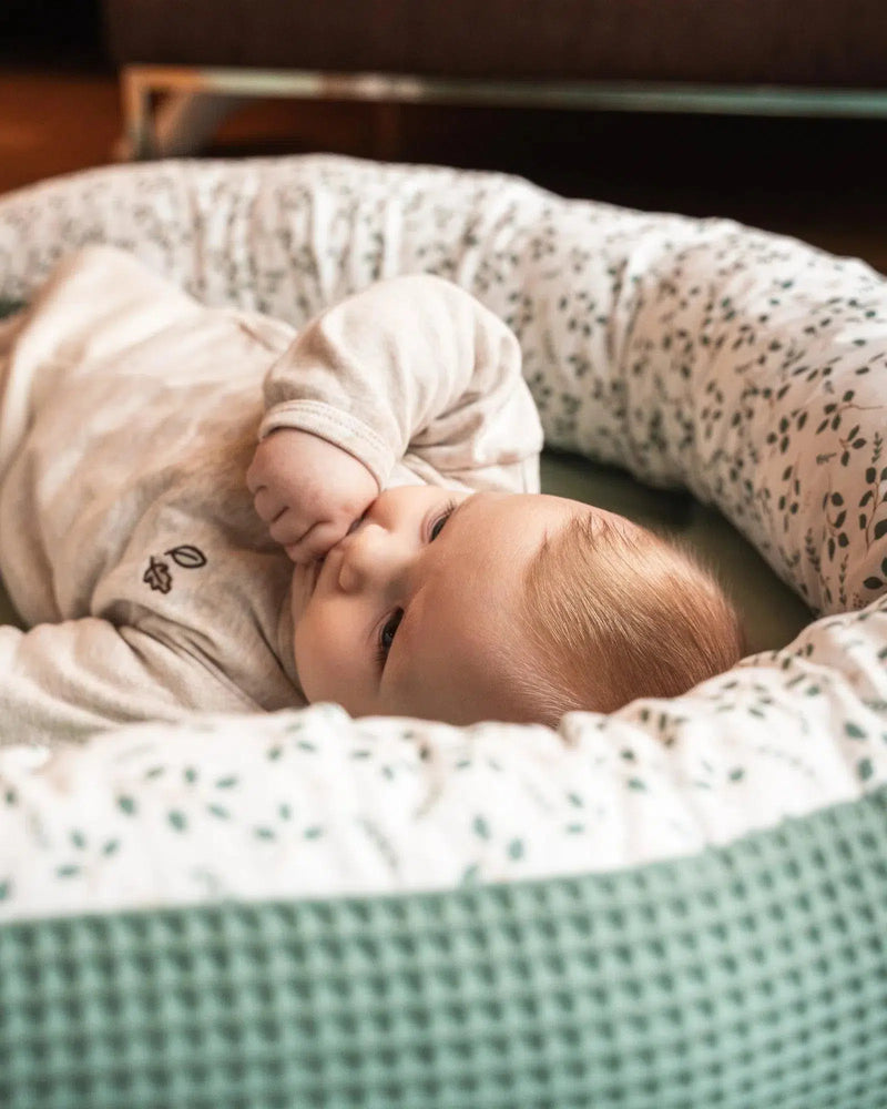 Baby Bettschlange FLORAL GRÜN-ULLENBOOM-ULLENBOOM Baby