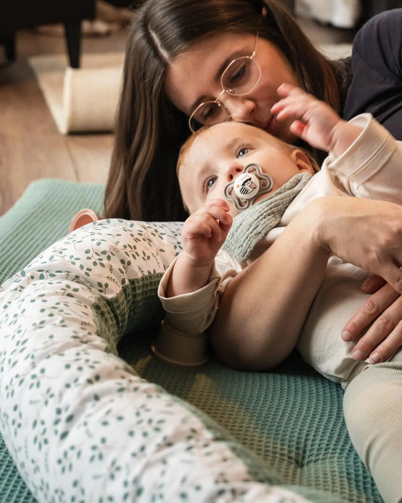 Baby Bettschlange FLORAL GRÜN-ULLENBOOM-ULLENBOOM Baby