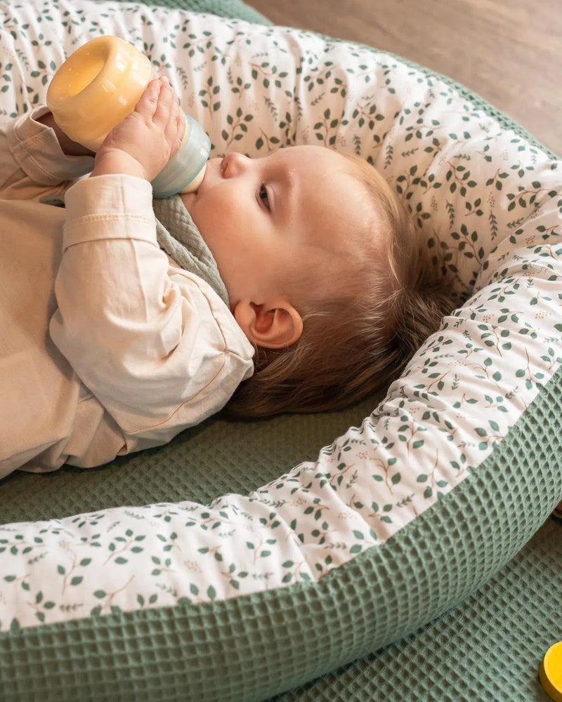 Baby Bettschlange FLORAL GRÜN-ULLENBOOM-ULLENBOOM Baby