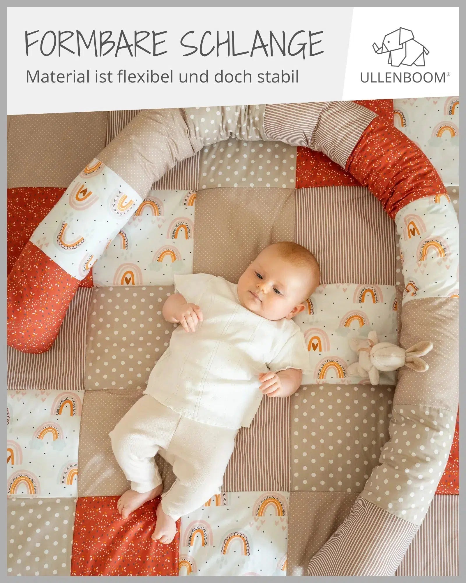 Baby Bettschlange REGENBOGEN-ULLENBOOM Baby-ULLENBOOM Baby