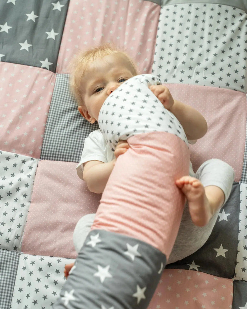 Baby Bettschlange ROSA GRAU-ULLENBOOM-ULLENBOOM Baby