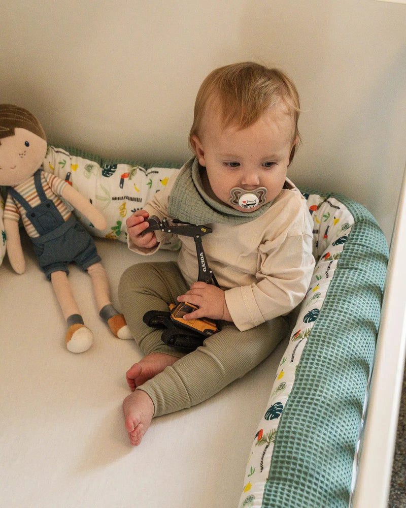 Baby Bettschlange WAFFELPIQUÈ SALBEIGRÜN REGENWALD-ULLENBOOM-ULLENBOOM Baby