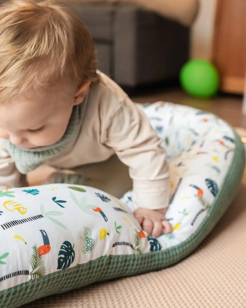 Baby Bettschlange WAFFELPIQUÈ SALBEIGRÜN REGENWALD-ULLENBOOM-ULLENBOOM Baby