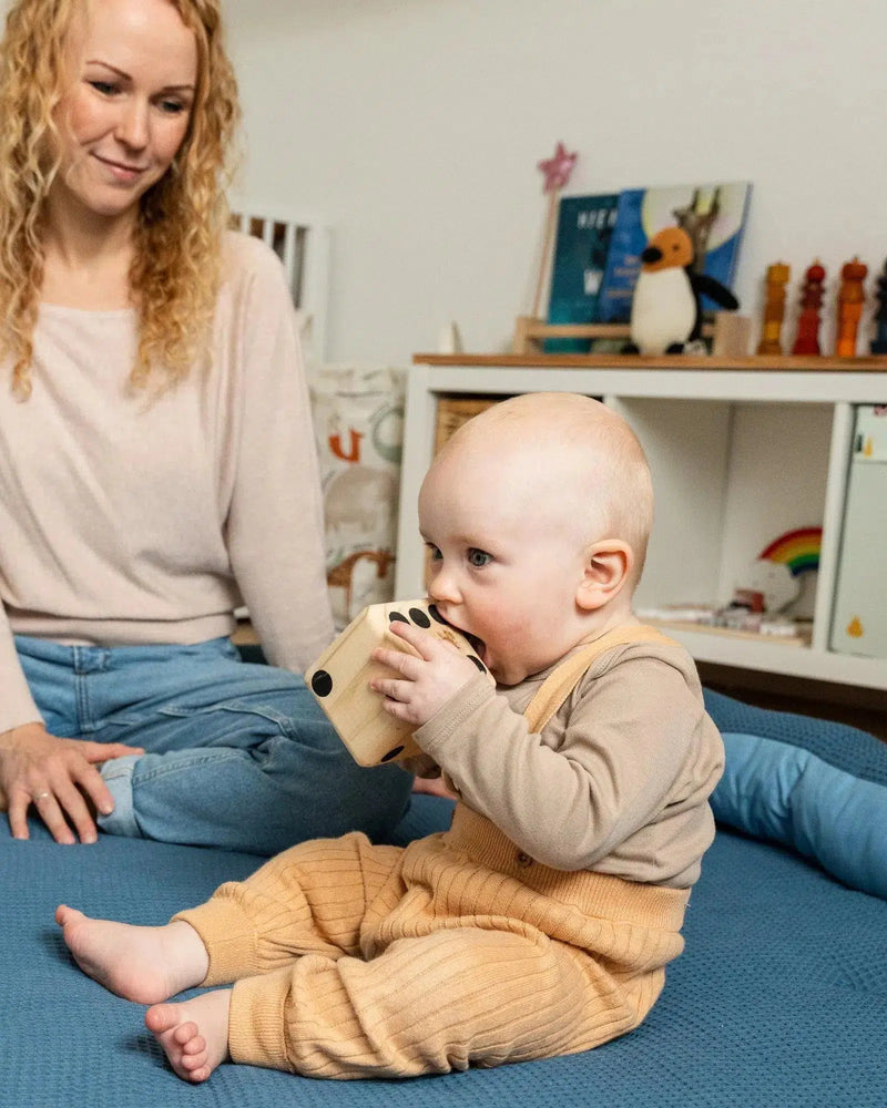 Baby Bettschlange WAFFELPIQUÈ BLAU-ULLENBOOM-ULLENBOOM Baby