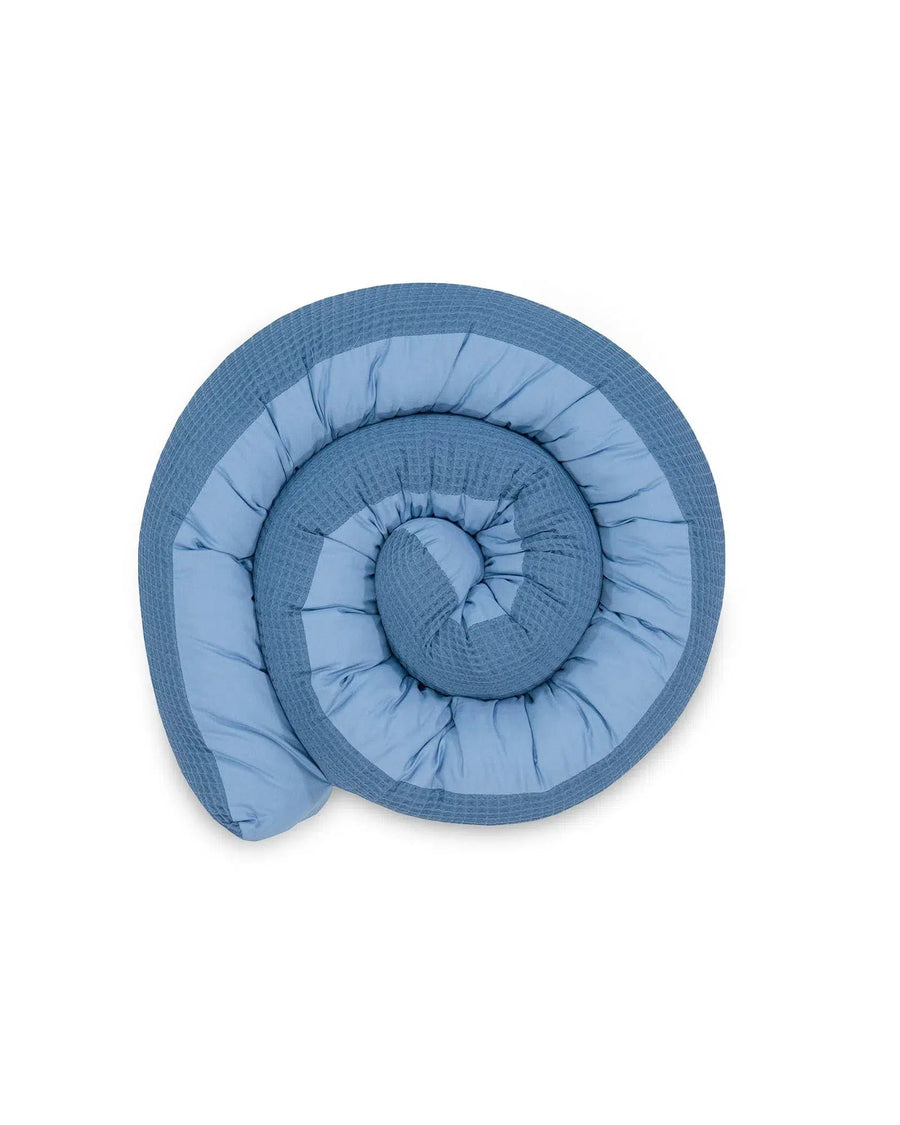 Baby Bettschlange WAFFELPIQUÈ BLAU-ULLENBOOM-ULLENBOOM Baby