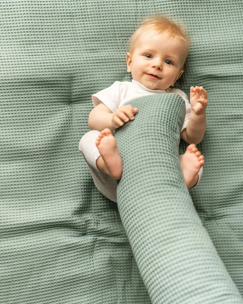 Baby Bettschlange WAFFELPIQUÈ SALBEIGRÜN-ULLENBOOM-ULLENBOOM Baby