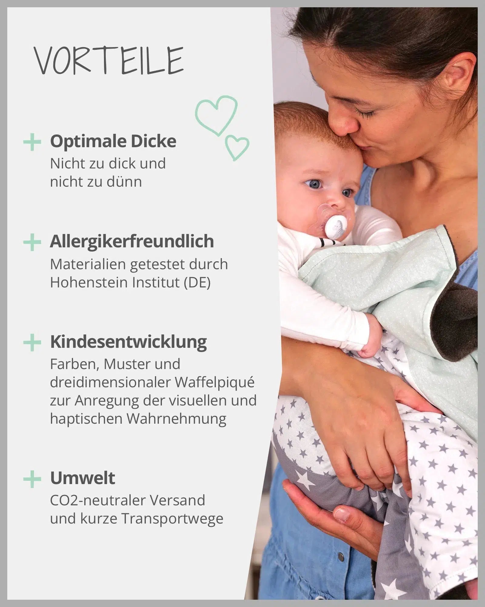 Babydecke & Kuscheldecke GRAU ELEFANT-ULLENBOOM-ULLENBOOM Baby