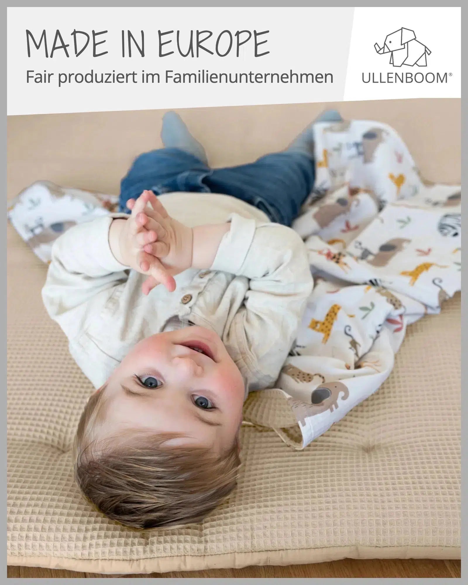 Babydecke SAND SAVANNE-ULLENBOOM Baby-70 x 100 cm-ULLENBOOM Baby