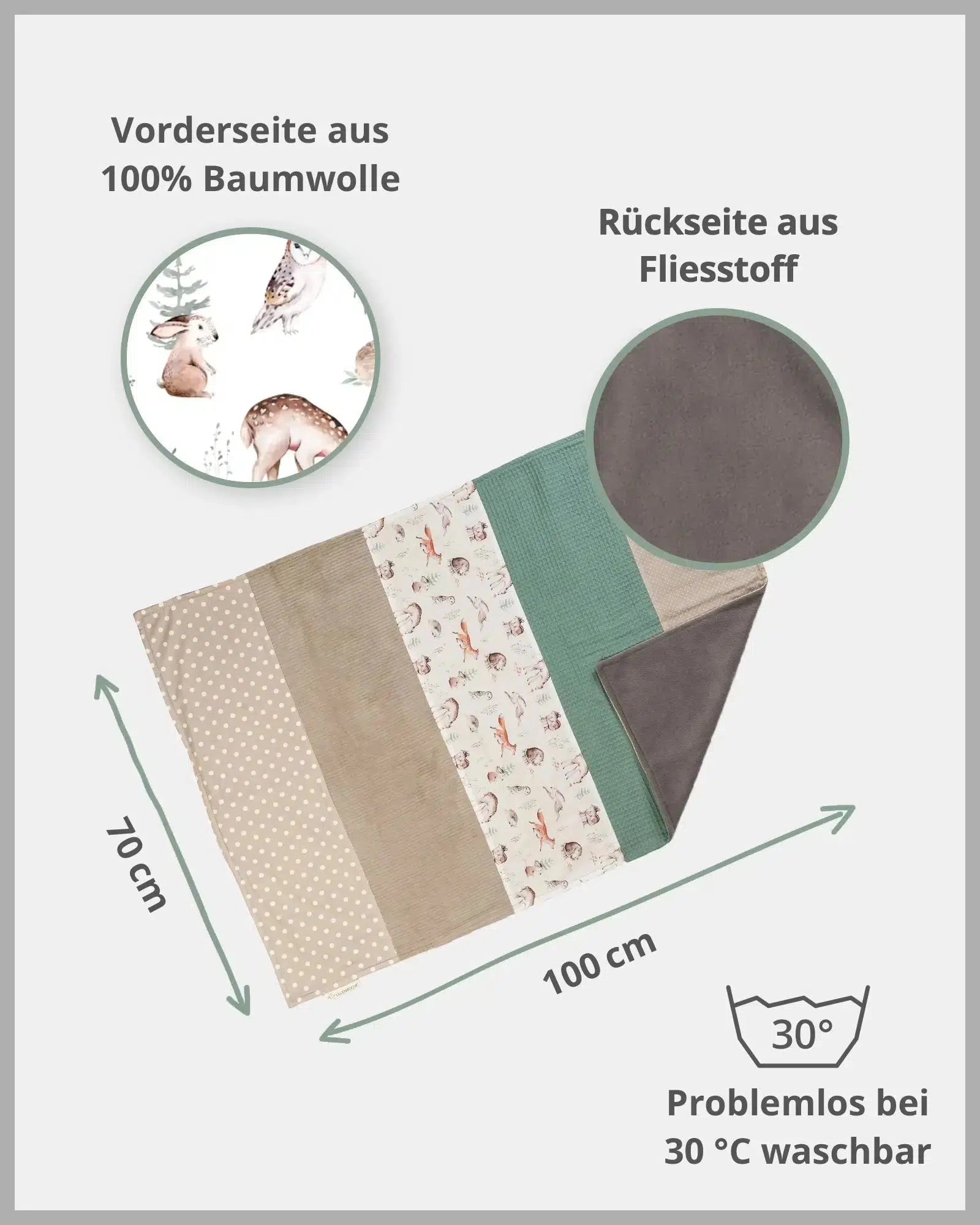 Babydecke WALDFREUNDE-ULLENBOOM Baby-ULLENBOOM Baby