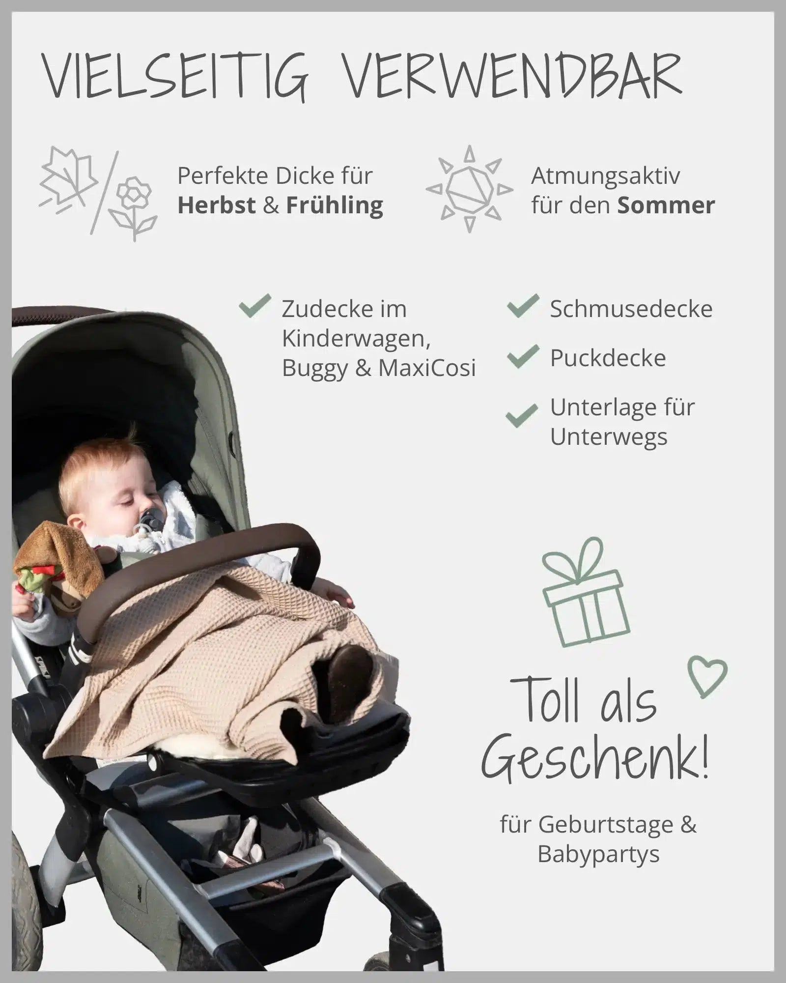 Babydecke WALDFREUNDE-ULLENBOOM Baby-ULLENBOOM Baby