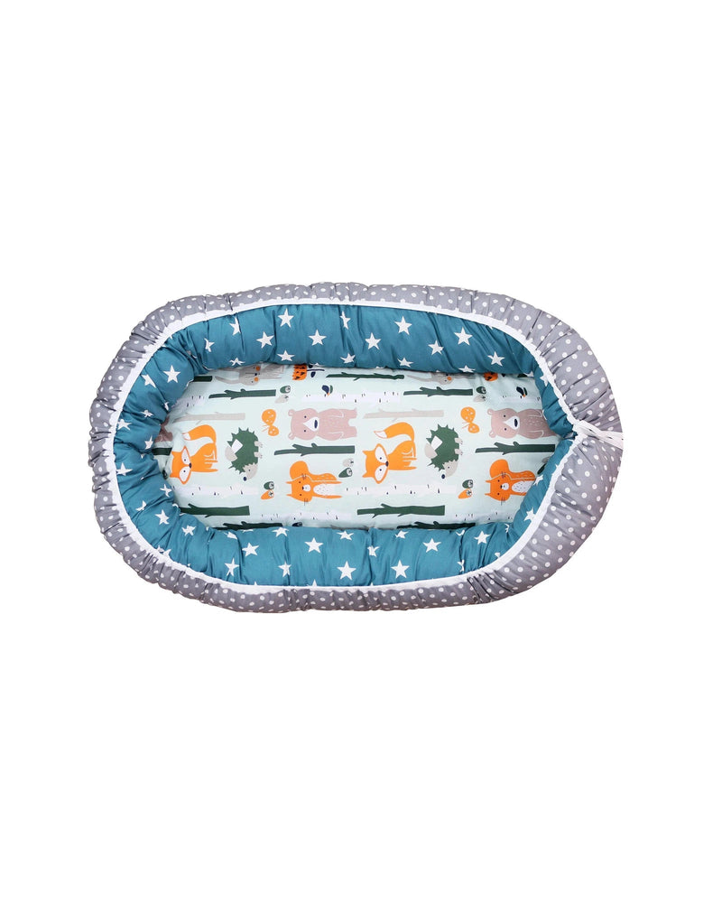 Babynest Zusatz-Polster WALDTIERE-ULLENBOOM Baby-75 x 35 cm-ULLENBOOM Baby