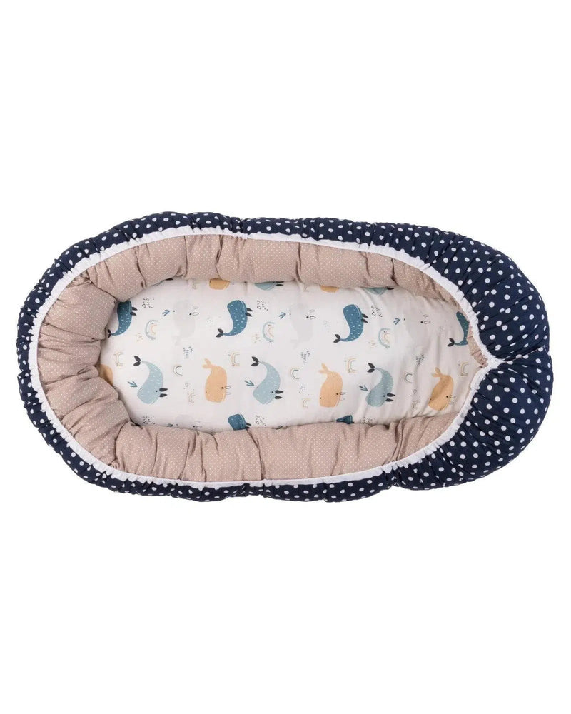 Babynest Zusatz-Polster WALE-ULLENBOOM-75 x 35 cm-ULLENBOOM Baby