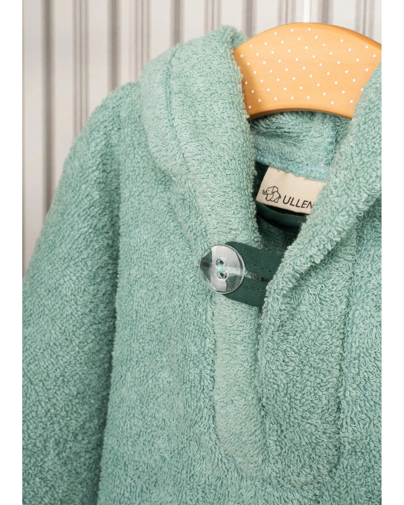 Handtuch Poncho mit Kapuze SALBEIGRÜN-Handtuch-ULLENBOOM Baby-45 x 70 cm-ULLENBOOM Baby