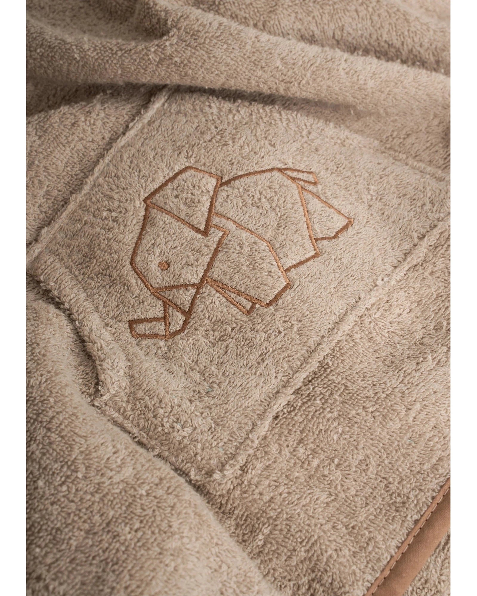Handtuch Poncho mit Kapuze SAND-Handtuch-ULLENBOOM Baby-45 x 70 cm-ULLENBOOM Baby