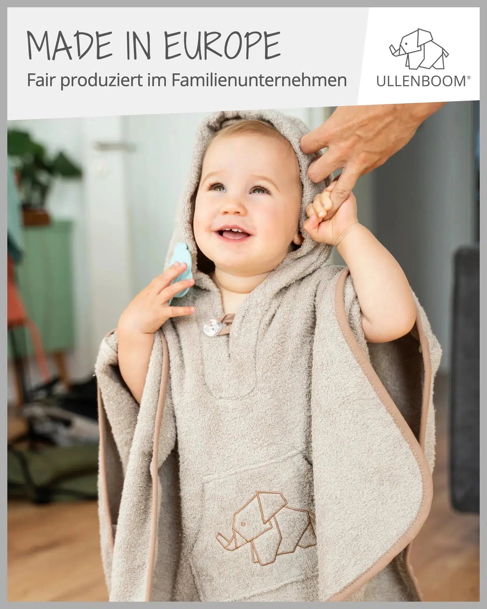 Badeponcho SAND-Handtuch-ULLENBOOM Baby-45 x 70 cm-ULLENBOOM Baby