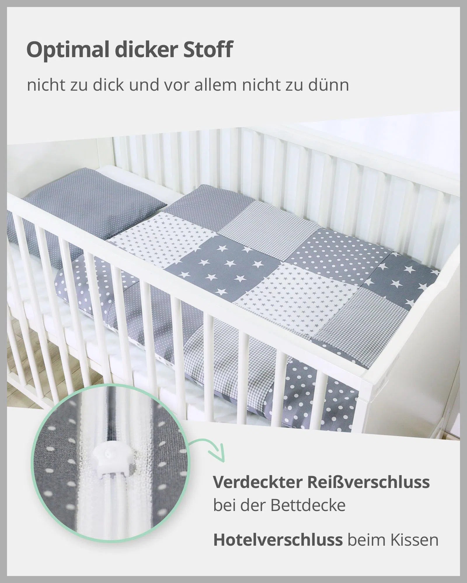 Bettwäsche Patchwork DSCHUNGEL-ULLENBOOM-ULLENBOOM Baby