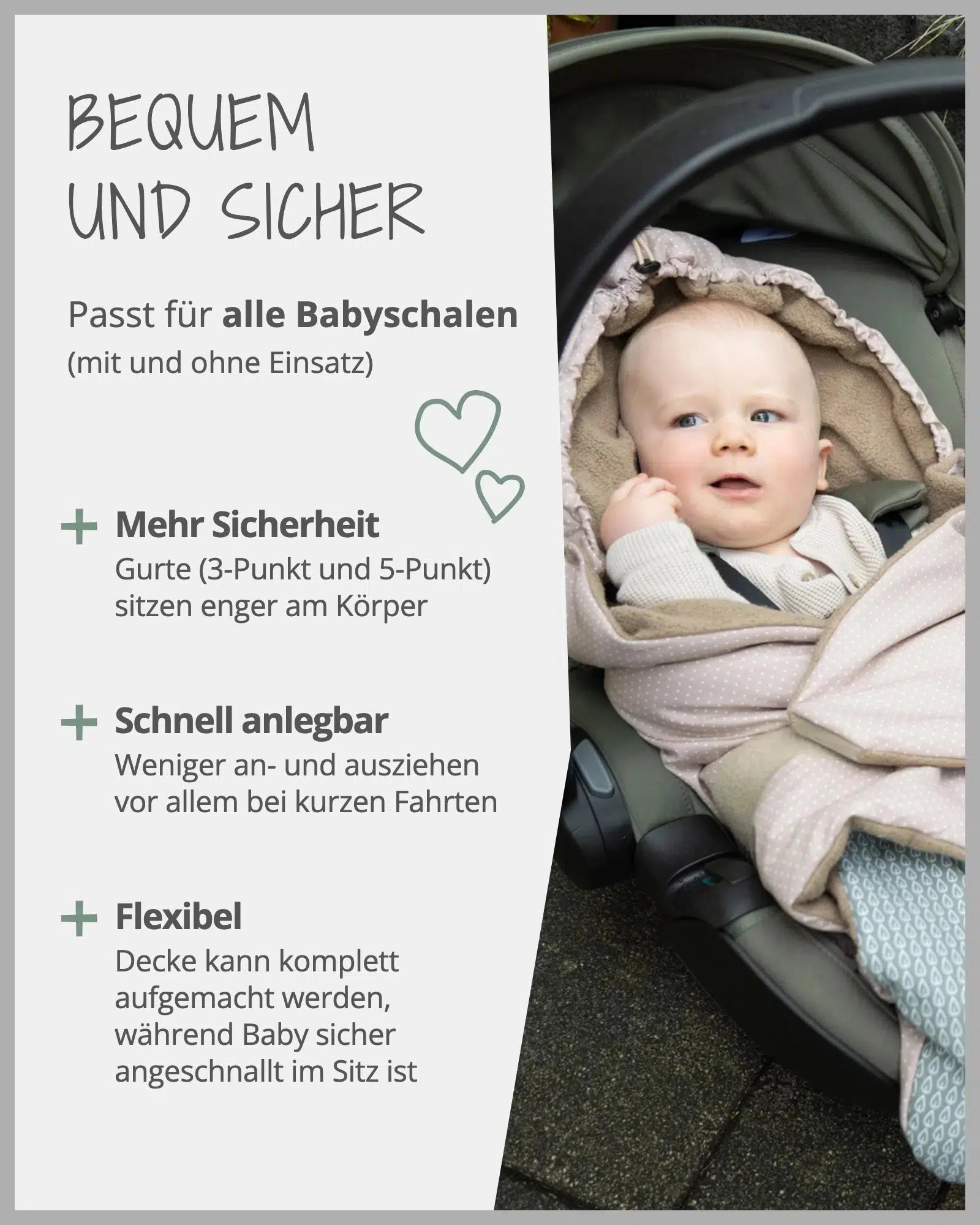 Einschlagdecke BLÄTTERZAUBER-ULLENBOOM Baby-ULLENBOOM Baby