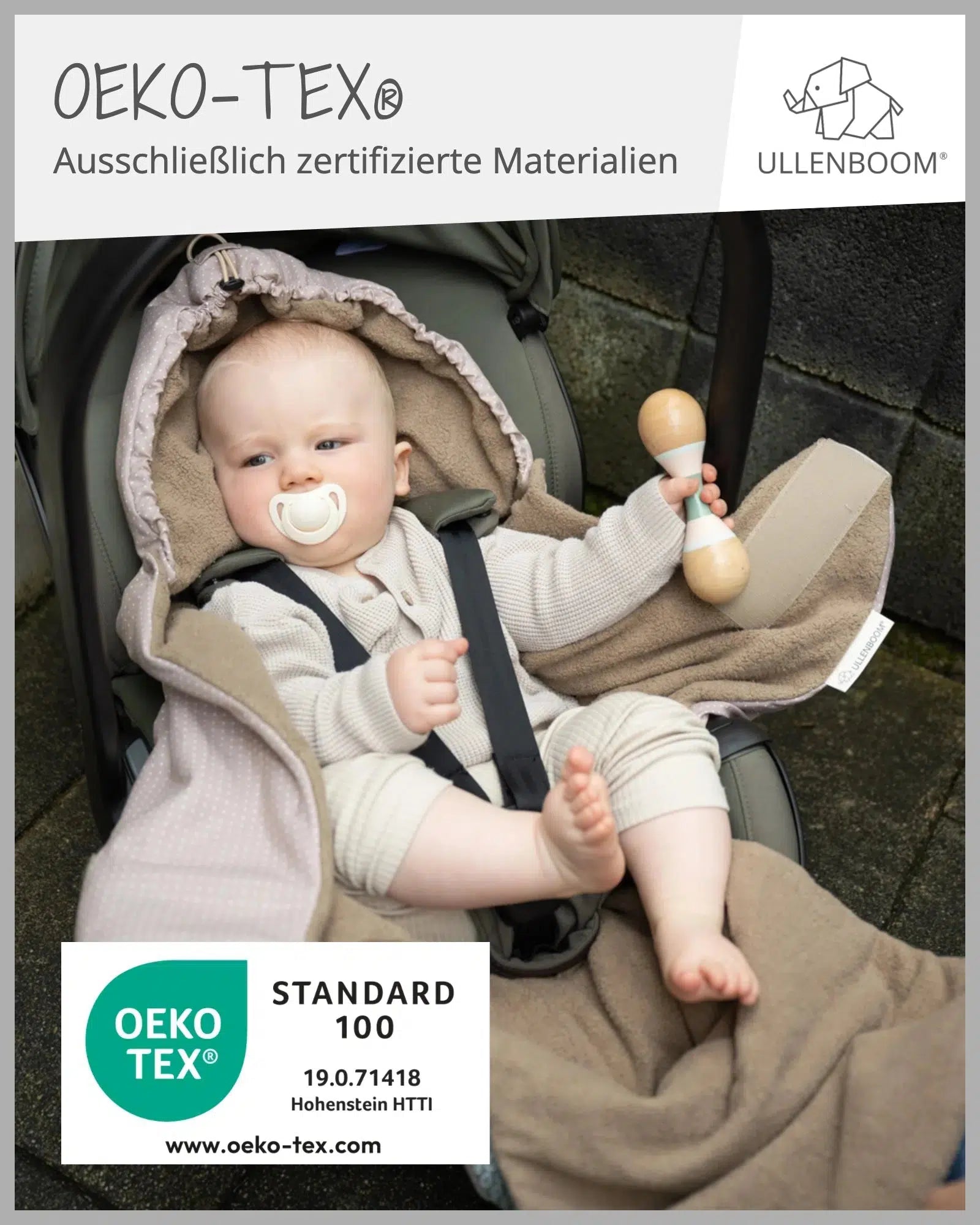 Einschlagdecke BLÄTTERZAUBER-ULLENBOOM Baby-ULLENBOOM Baby