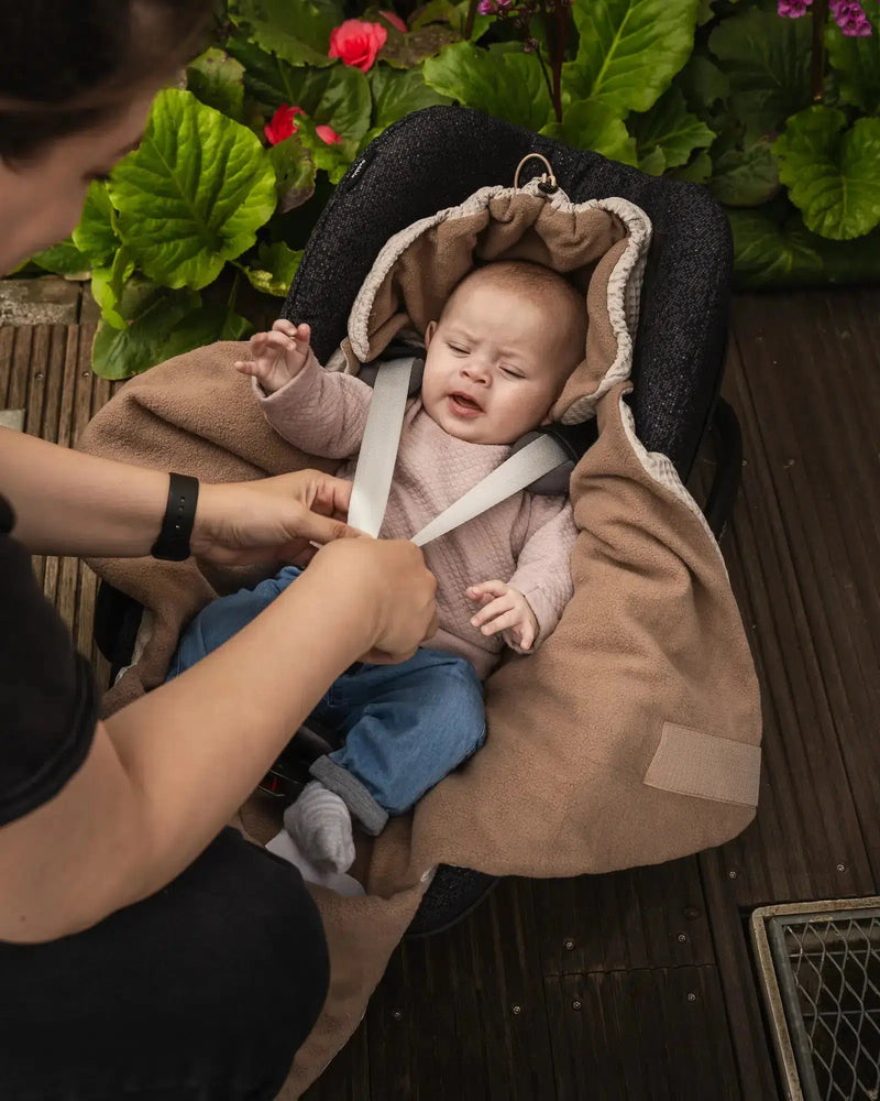 Einschlagdecke FLORAL SAND-ULLENBOOM Baby-ULLENBOOM Baby