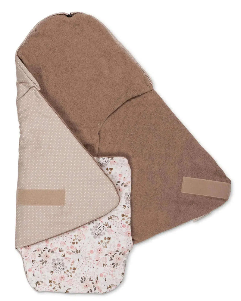 Einschlagdecke ROSA BLÜTEN-ULLENBOOM-ULLENBOOM Baby