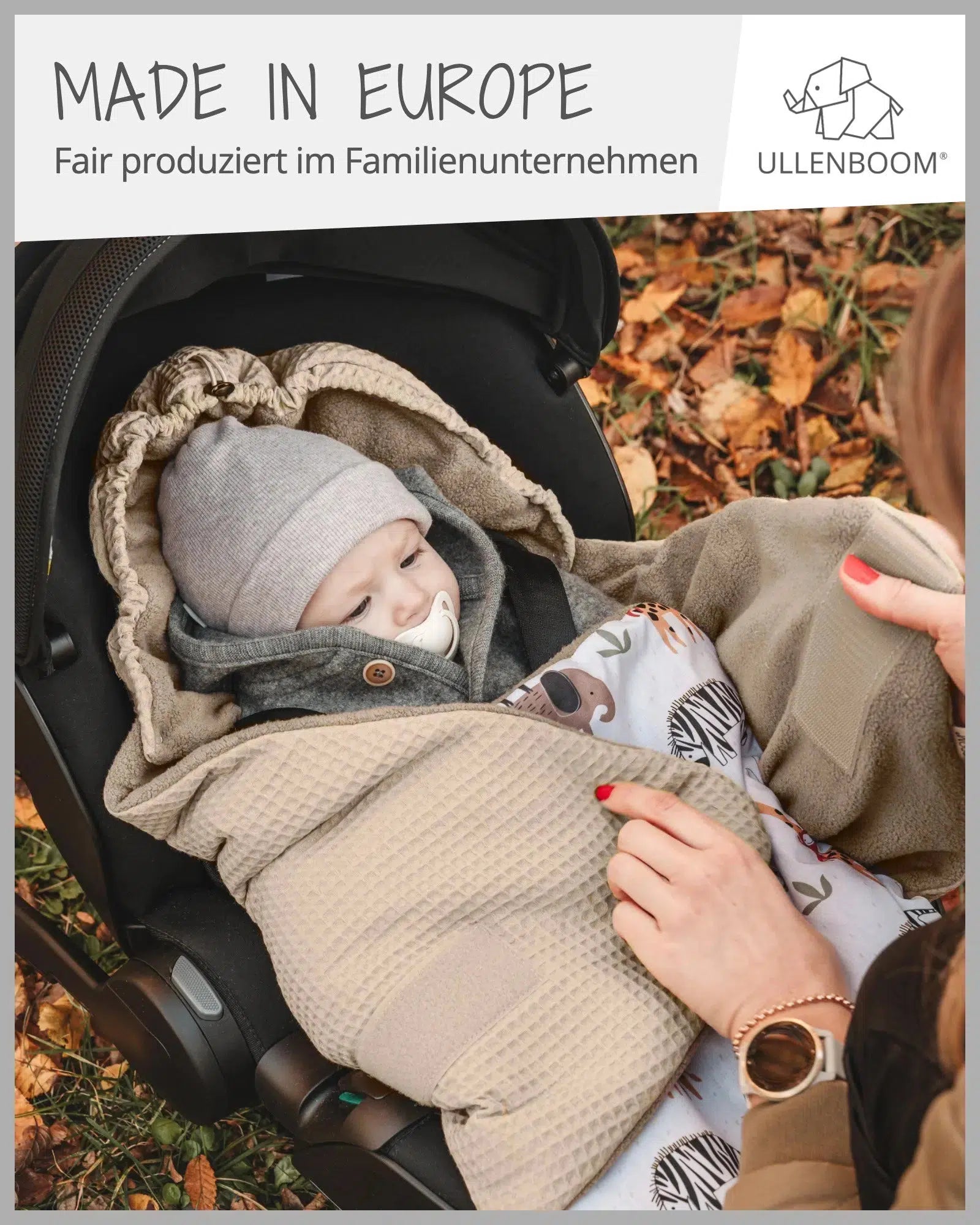 Einschlagdecke SAND SAVANNE-ULLENBOOM Baby-ULLENBOOM Baby