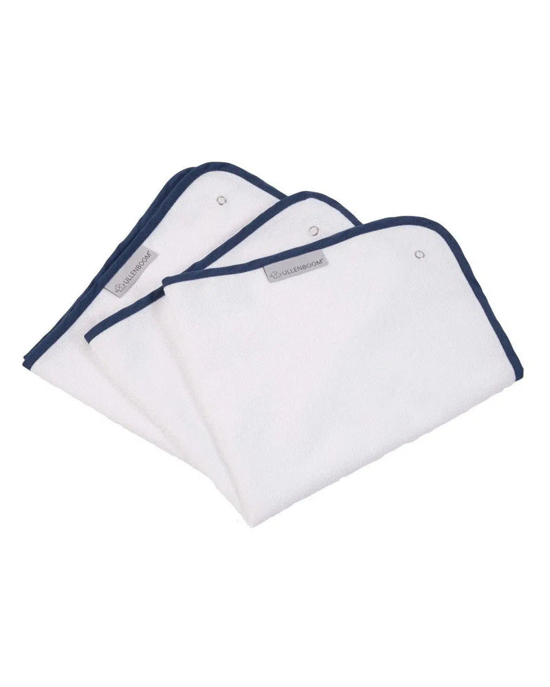 Frotteebezüge für Wickelauflage 2er Set WEISS BLAU-ULLENBOOM-Default-ULLENBOOM Baby