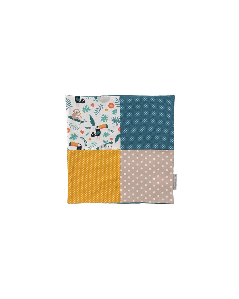 Kissenbezug Patchwork DSCHUNGEL-ULLENBOOM-40 x 40 cm-ULLENBOOM Baby