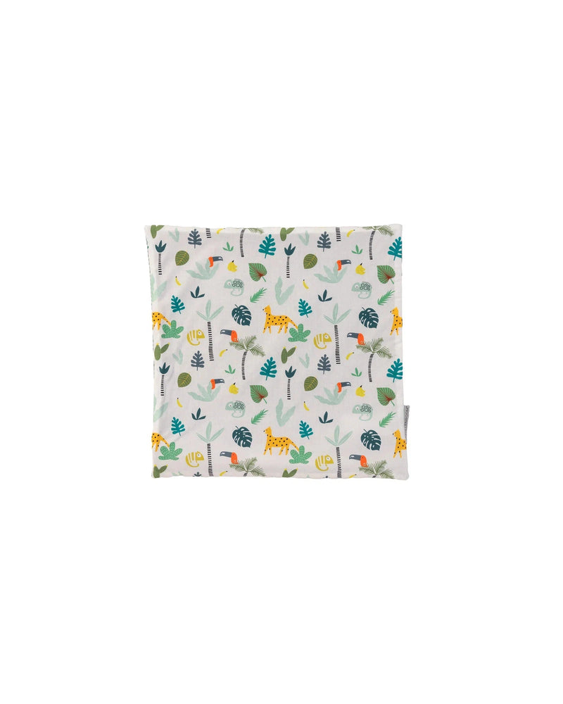 Kissenbezug Waffelpiqué Motiv SALBEIGRÜN REGENWALD-ULLENBOOM-40 x 40 cm-ULLENBOOM Baby