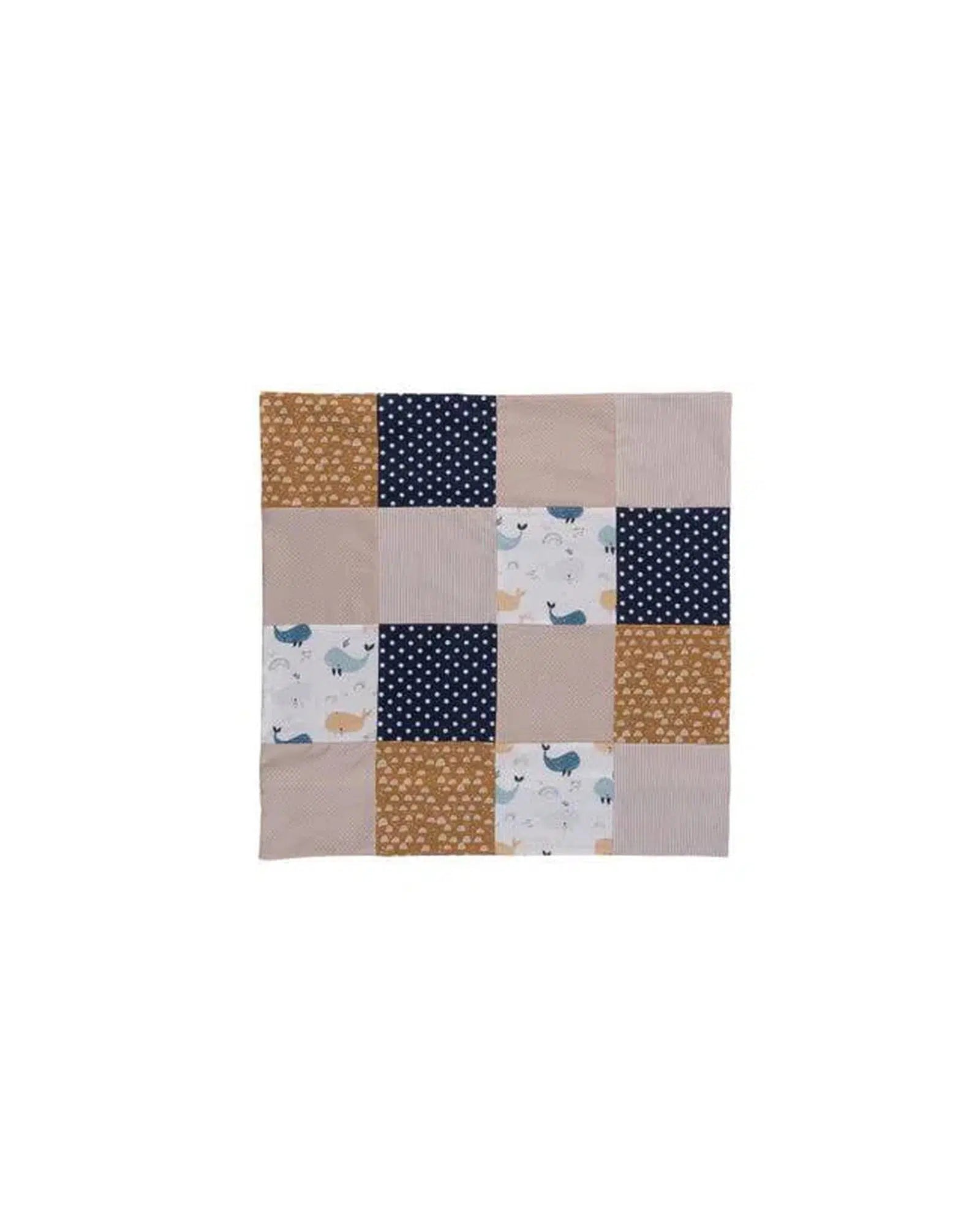 Kissenbezug Patchwork WALE-ULLENBOOM-80 x 80 cm-ULLENBOOM Baby