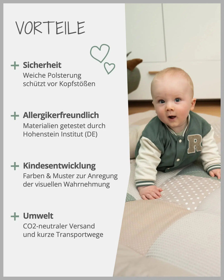 Krabbeldecke BLÄTTERZAUBER-ULLENBOOM Baby-ULLENBOOM Baby