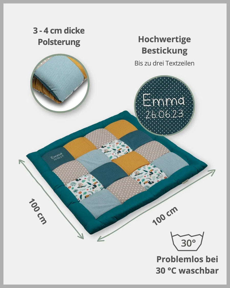 Krabbeldecke & Laufgittereinlage DSCHUNGEL-ULLENBOOM-ULLENBOOM Baby