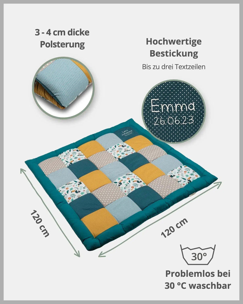 Krabbeldecke & Laufgittereinlage DSCHUNGEL-ULLENBOOM-ULLENBOOM Baby