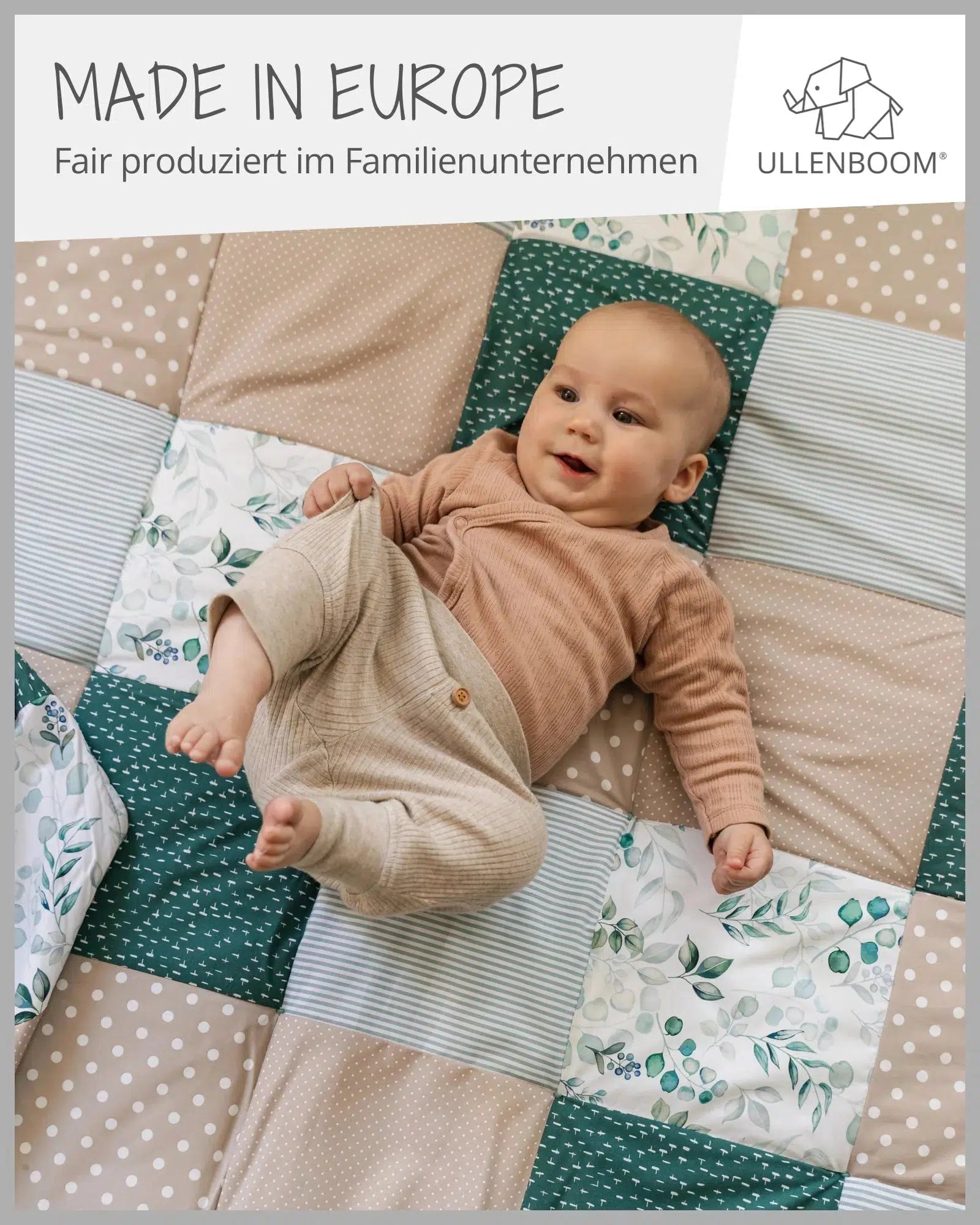 Krabbeldecke EUKALYPTUS-ULLENBOOM Baby-ULLENBOOM Baby