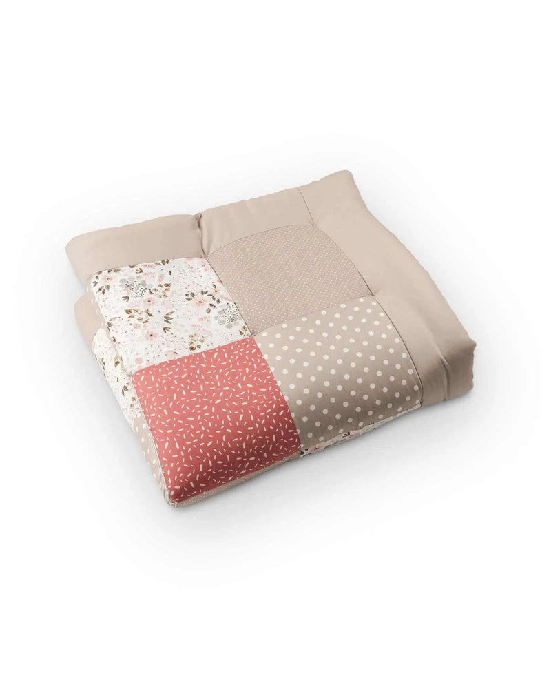 Krabbeldecke & Laufgittereinlage ROSA BLÜTEN-ULLENBOOM-ULLENBOOM Baby