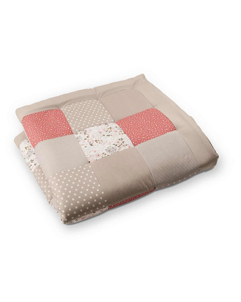 Krabbeldecke & Laufgittereinlage ROSA BLÜTEN-ULLENBOOM-ULLENBOOM Baby