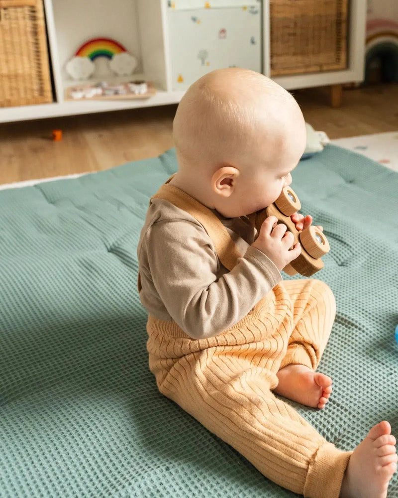 Krabbeldecke & Laufgittereinlage WAFFELPIQUÉ SALBEIGRÜN-ULLENBOOM-ULLENBOOM Baby
