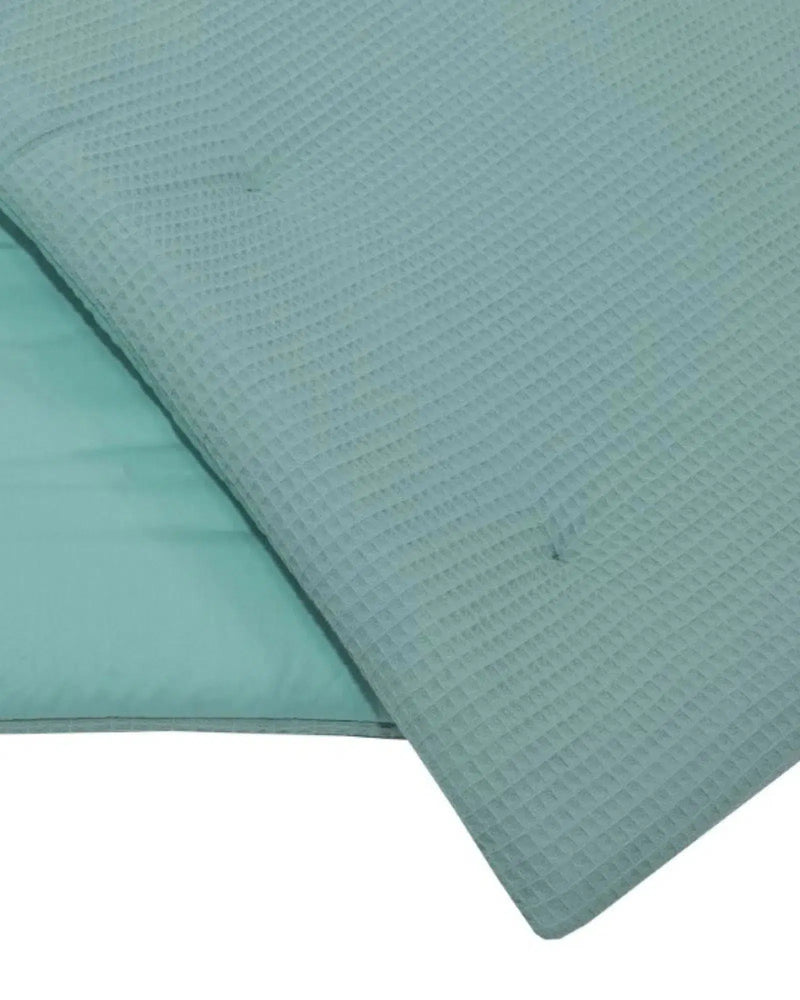 Krabbeldecke & Laufgittereinlage WAFFELPIQUÉ SALBEIGRÜN-ULLENBOOM-ULLENBOOM Baby