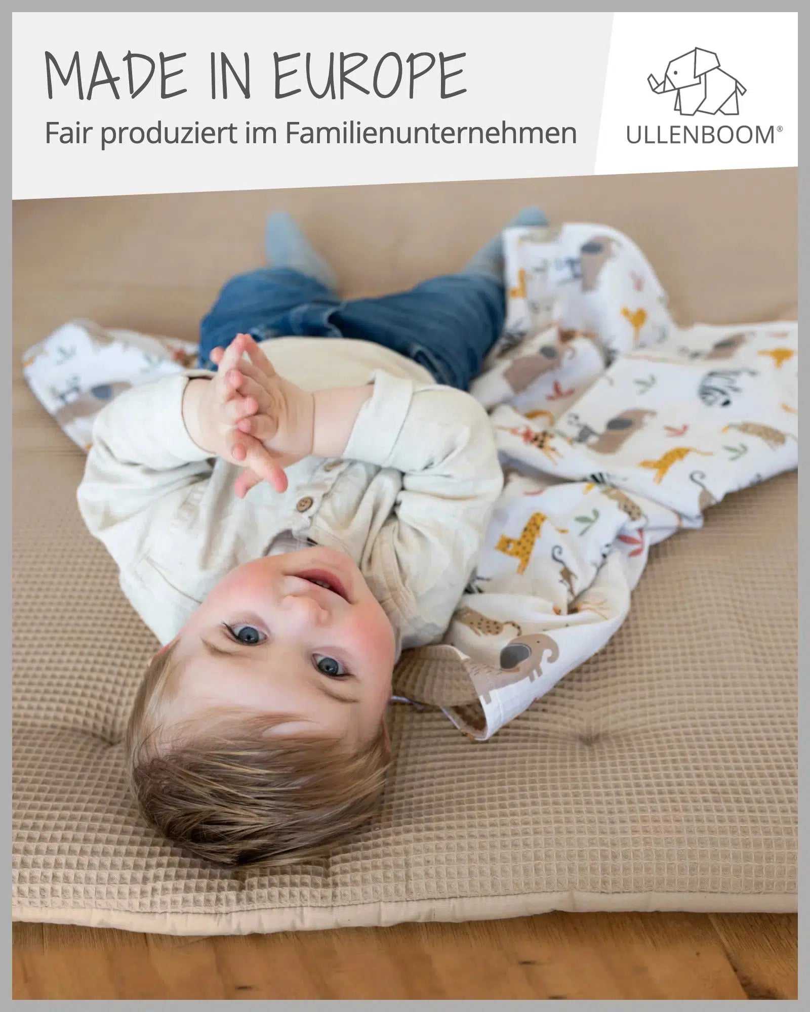 Krabbeldecke Waffelpiqué SAND-ULLENBOOM Baby-ULLENBOOM Baby