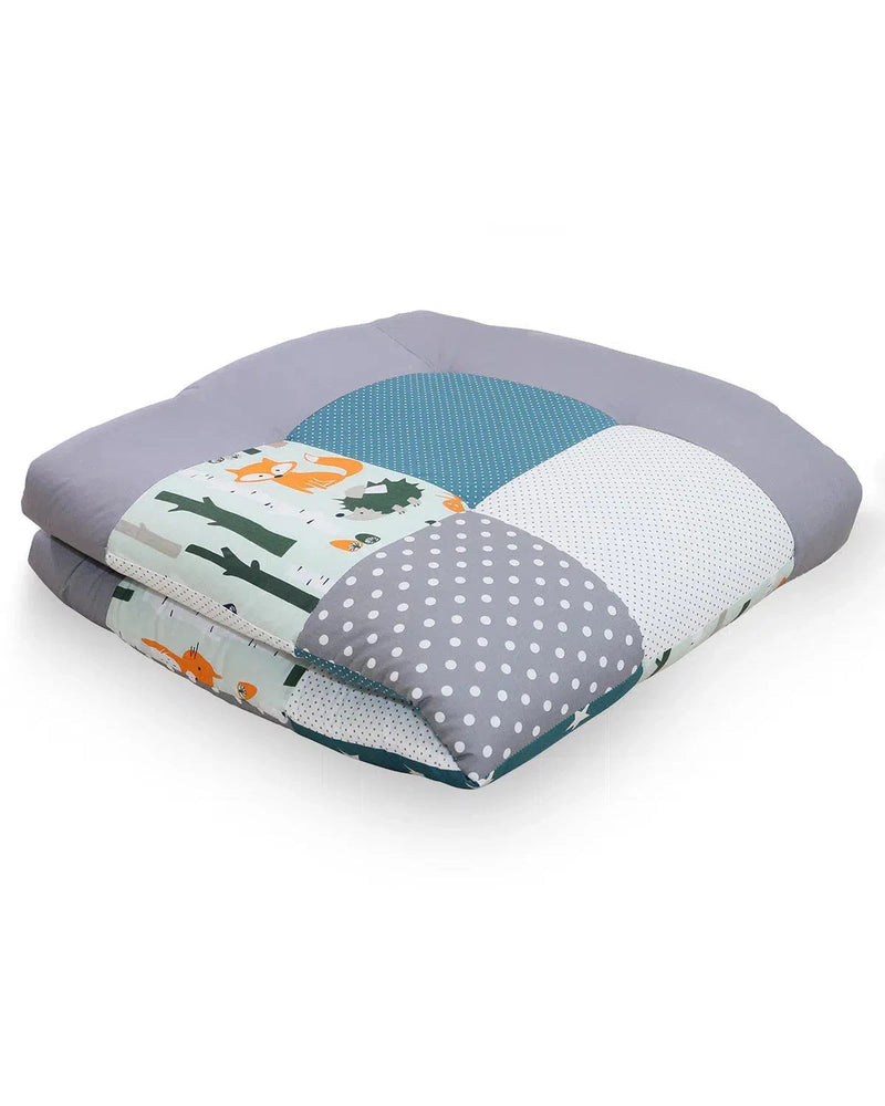 Krabbeldecke & Laufgittereinlage WALDTIERE PETROL-ULLENBOOM-ULLENBOOM Baby