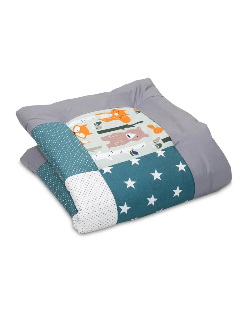 Krabbeldecke & Laufgittereinlage WALDTIERE PETROL-ULLENBOOM-ULLENBOOM Baby
