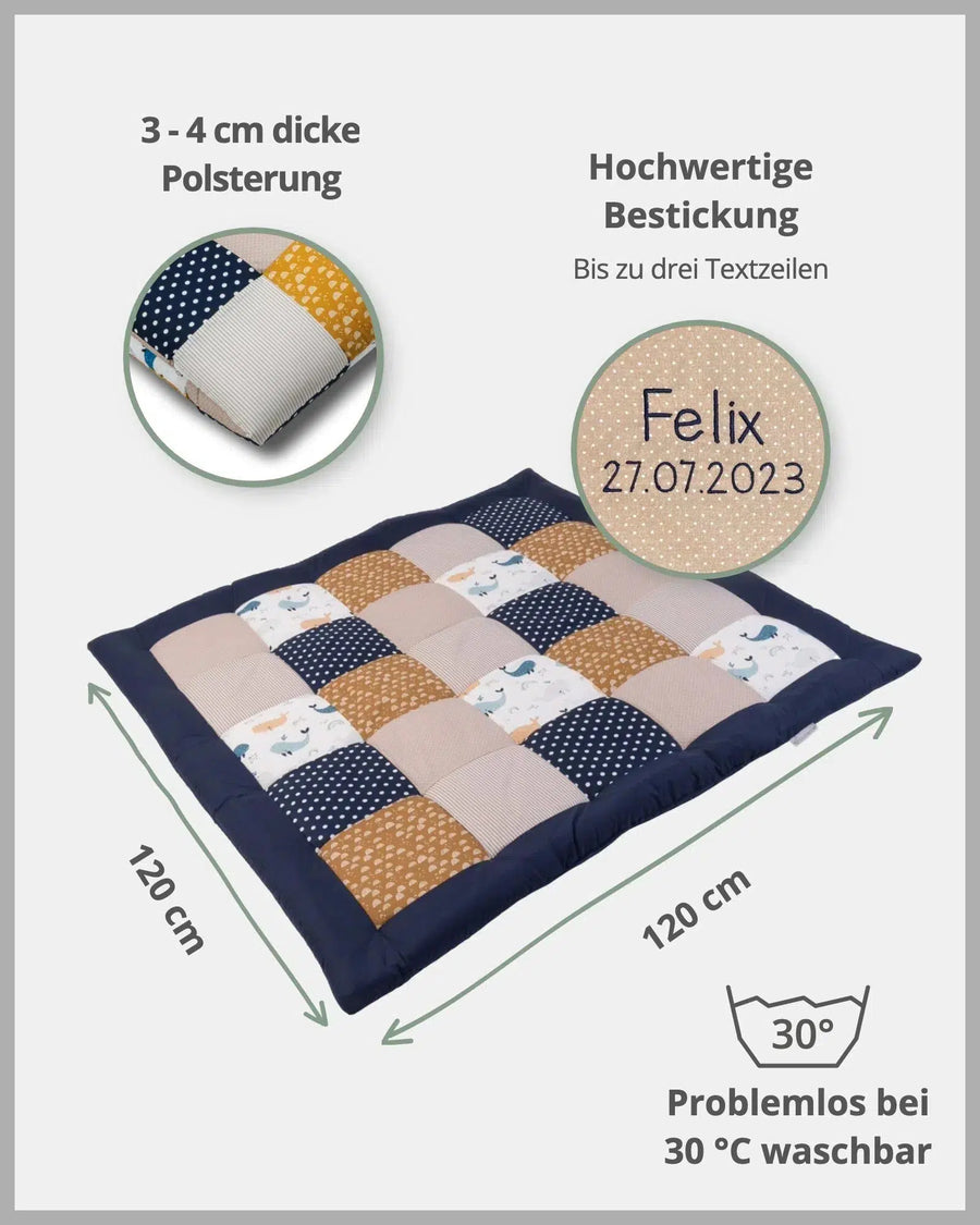 Krabbeldecke & Laufgittereinlage WALE-ULLENBOOM-ULLENBOOM Baby