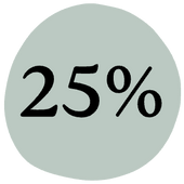 25%