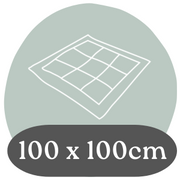100x100 cm Krabbeldecke