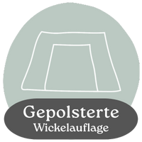 Gepolsterte Wickelauflage