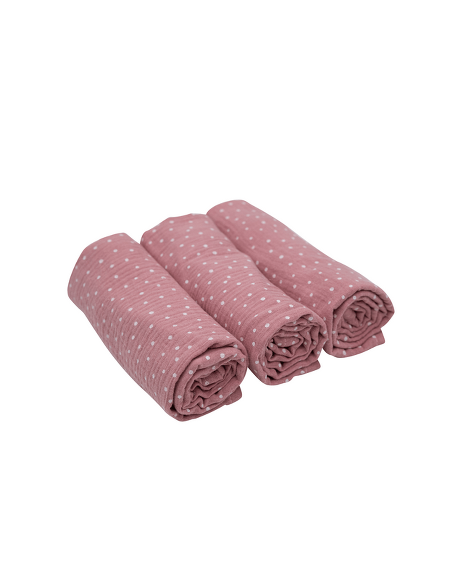 Mulltuch MUSSELIN ROSA-ULLENBOOM-3er-Set-ULLENBOOM Baby