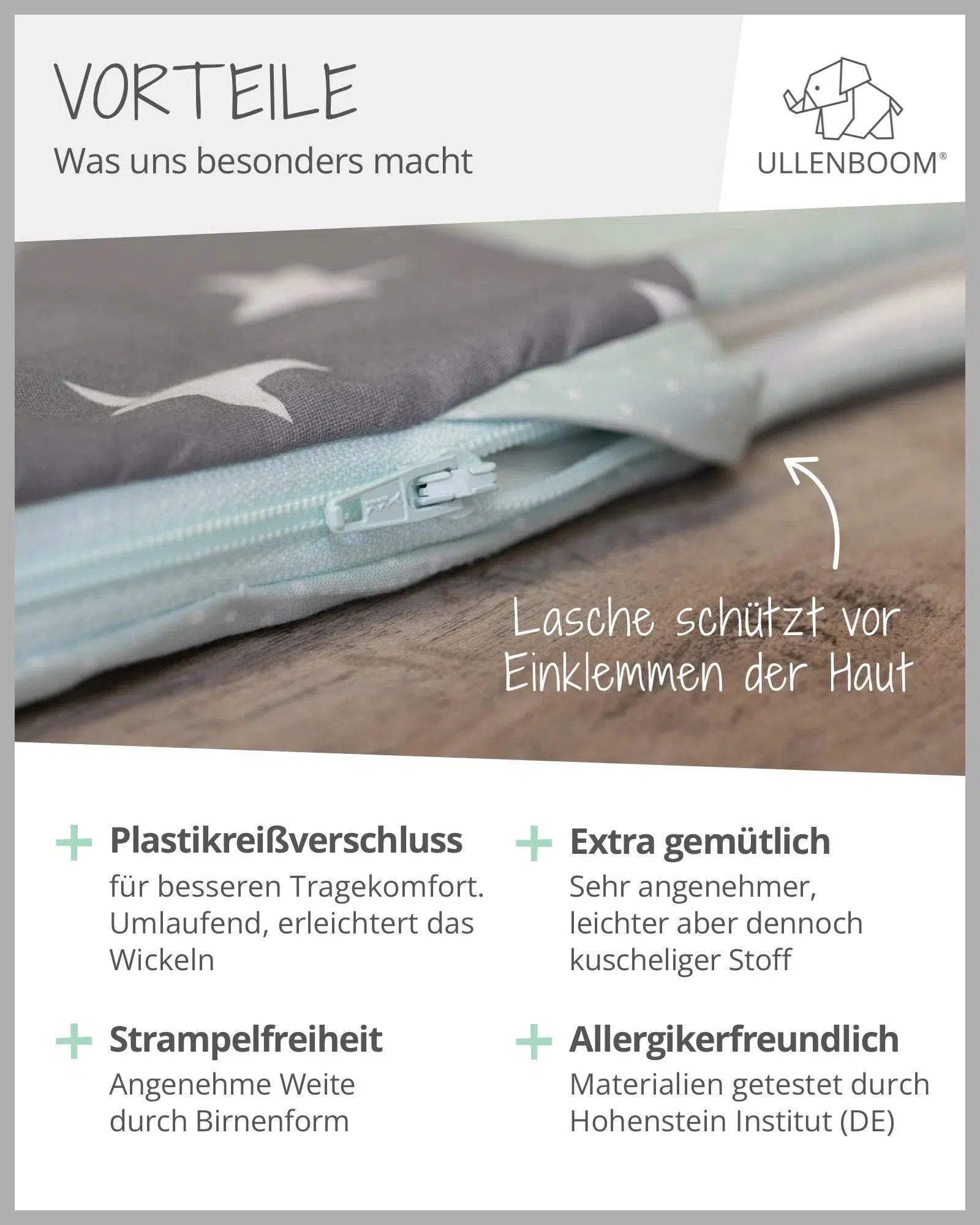 Baby Schlafsack DSCHUNGEL-ULLENBOOM-ULLENBOOM Baby