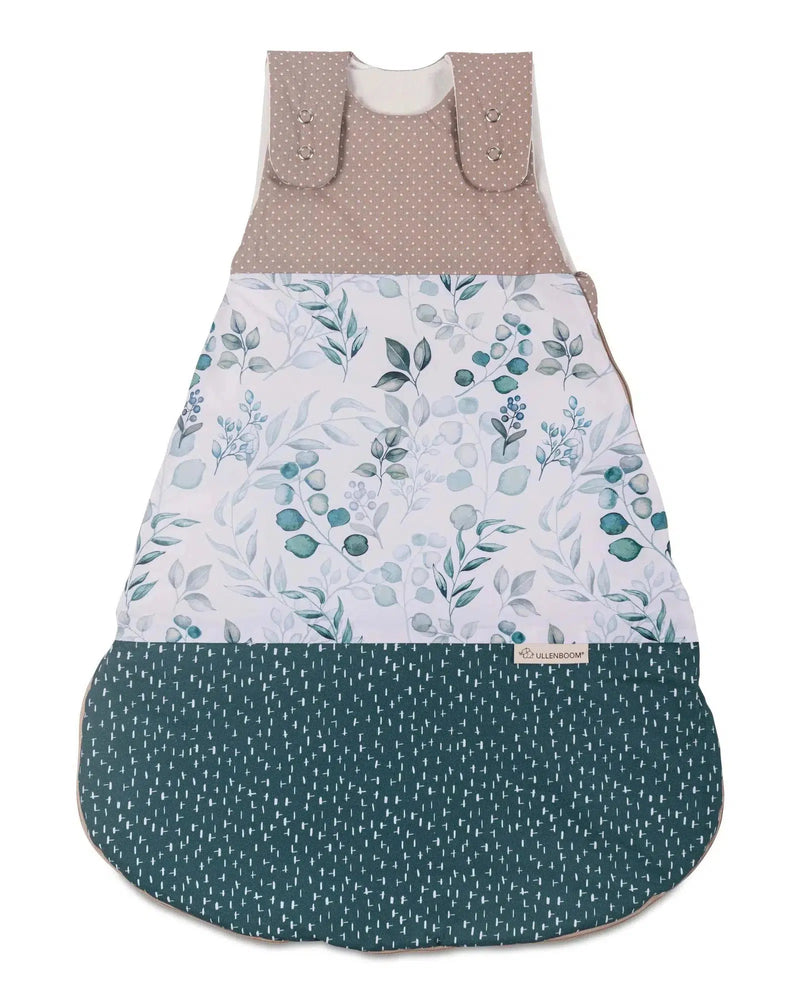 Baby Schlafsack EUKALYPTUS-ULLENBOOM-0-4 Monate | 56-62 cm-2.5 TOG Ganzjahr-ULLENBOOM Baby