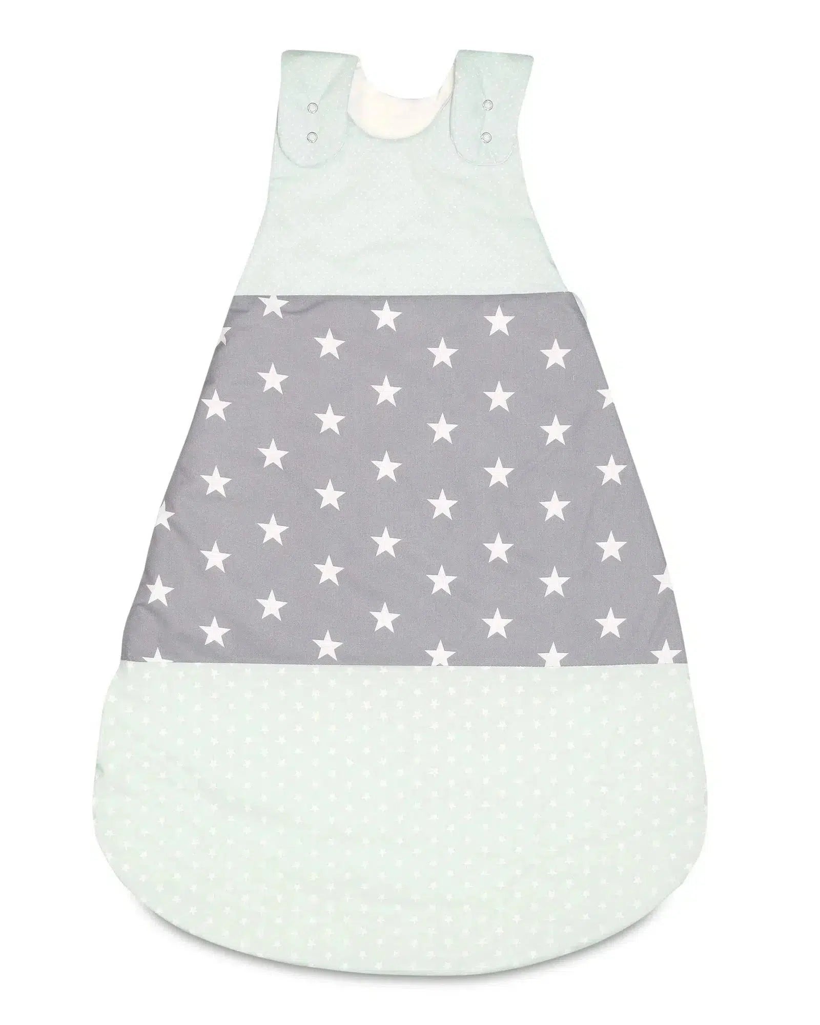 Baby Schlafsack MINT GRAU-ULLENBOOM-10-18 Monate | 80-86 cm-2.5 TOG Ganzjahr-ULLENBOOM Baby