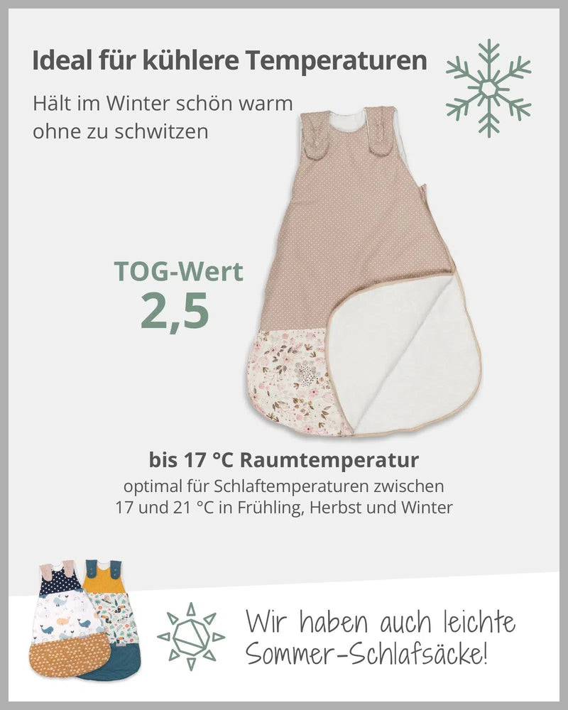 Baby Schlafsack ROSA BLÜTEN-ULLENBOOM-ULLENBOOM Baby